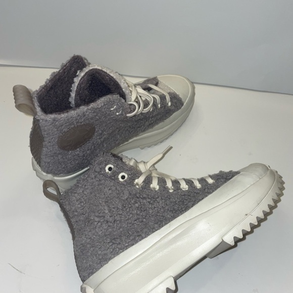 Converse Women's Gray Run Star Hike Sherpa Lined Sneaker size 8 - Picture 8 of 12